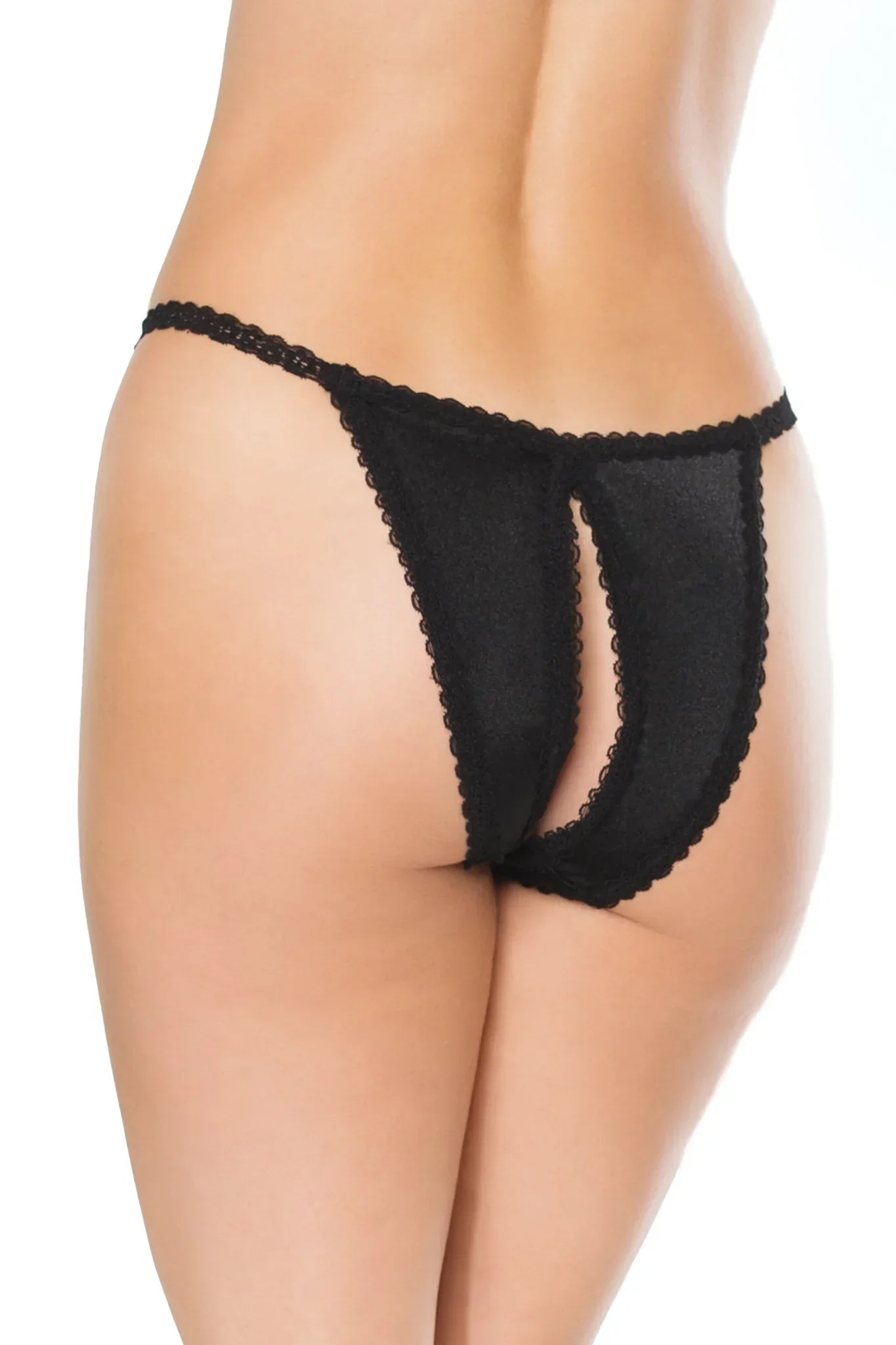 Coquette Scalloped Crotchless Thong