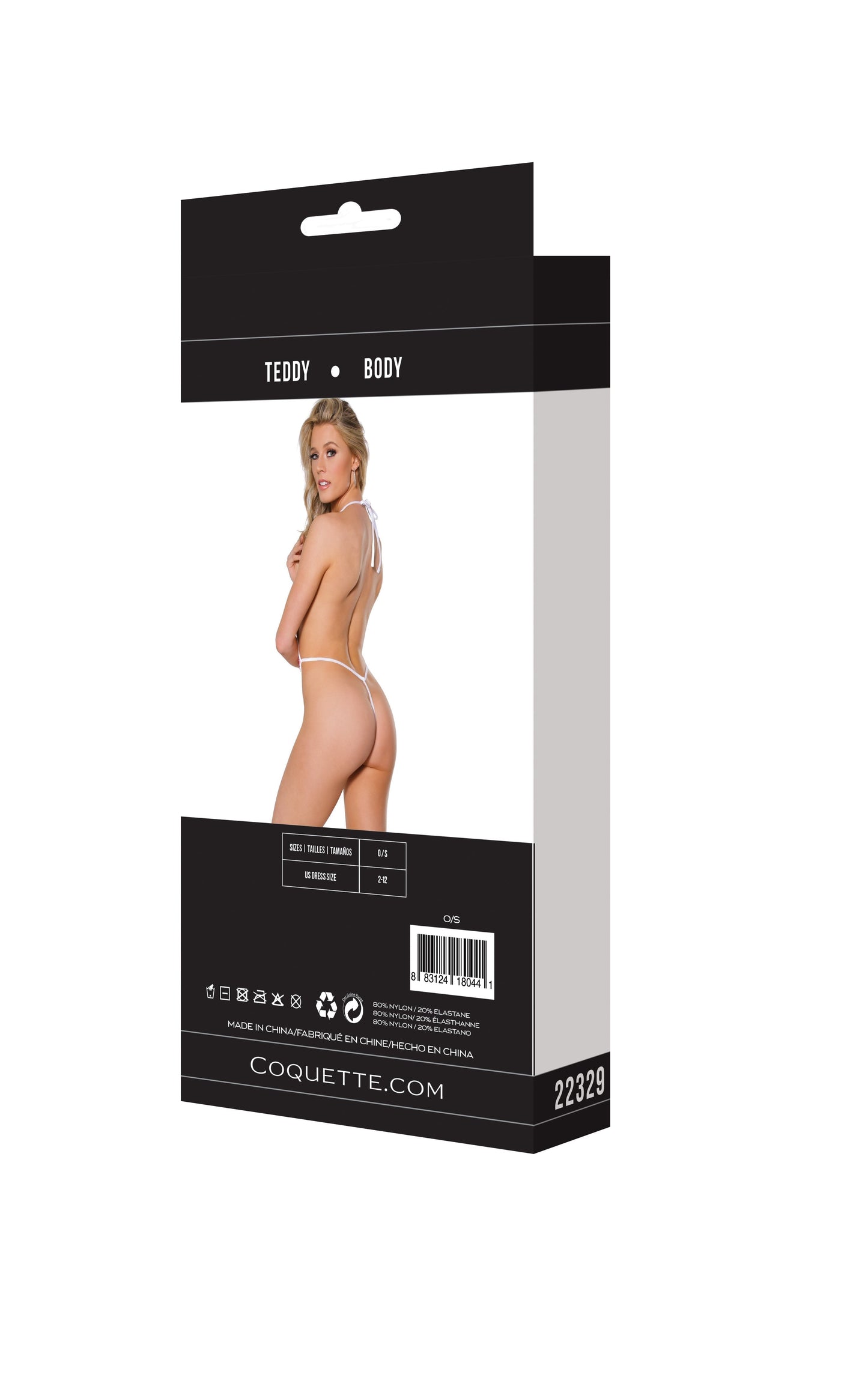Coquette 22329 Teddy & G-String Back