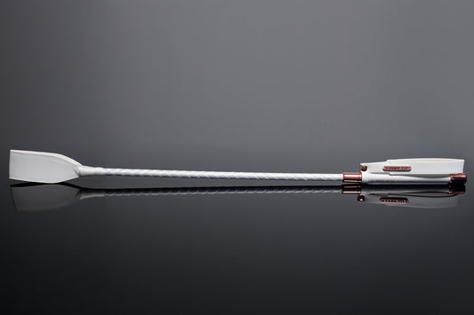 Coquette 23622 White Vegan Leather And Metal Crop Top