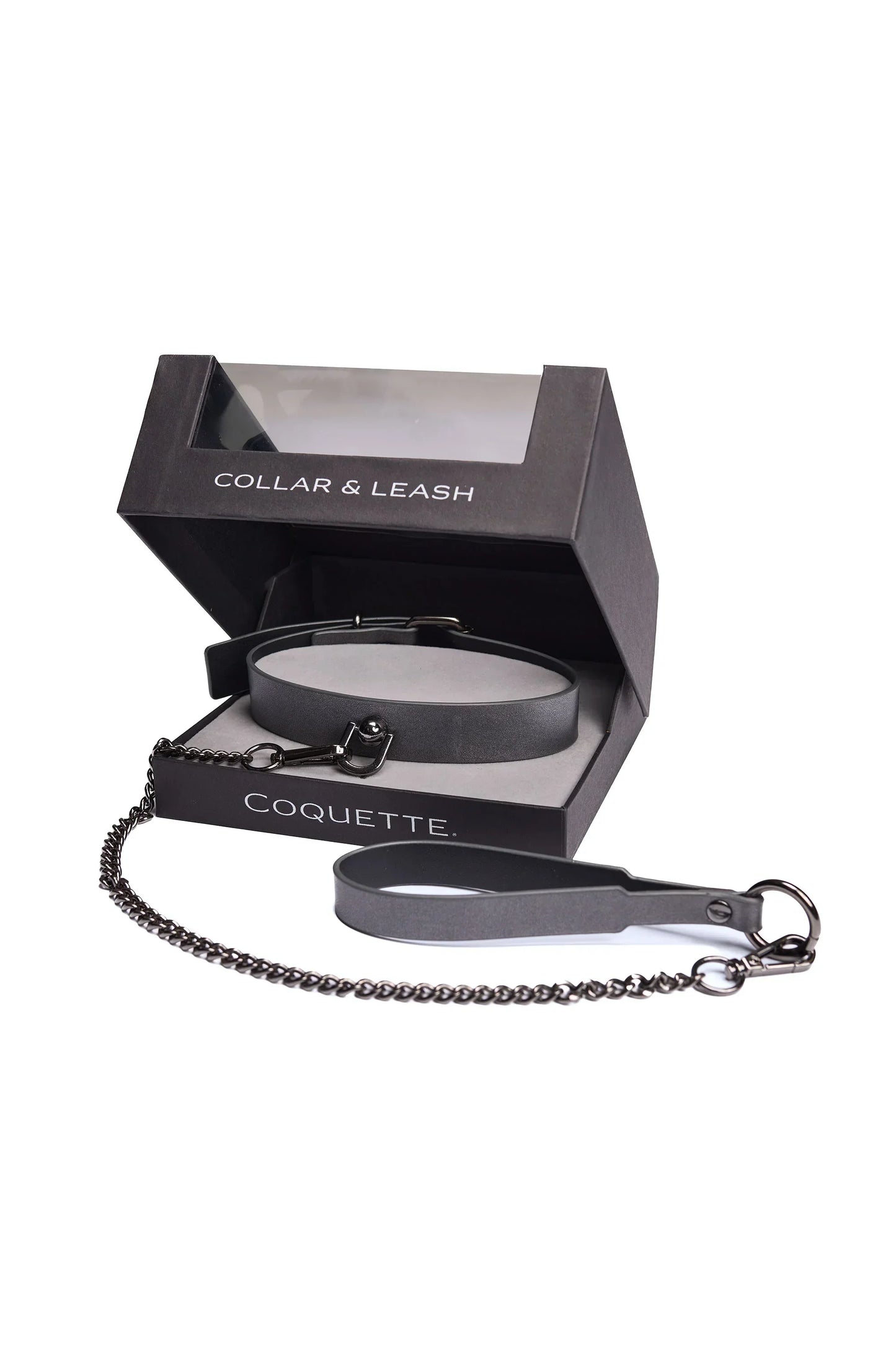 Gunmetal Glam Collar & Leash