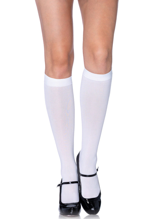 Leg Avenue Nylon Knee Hi Stockings 5572
