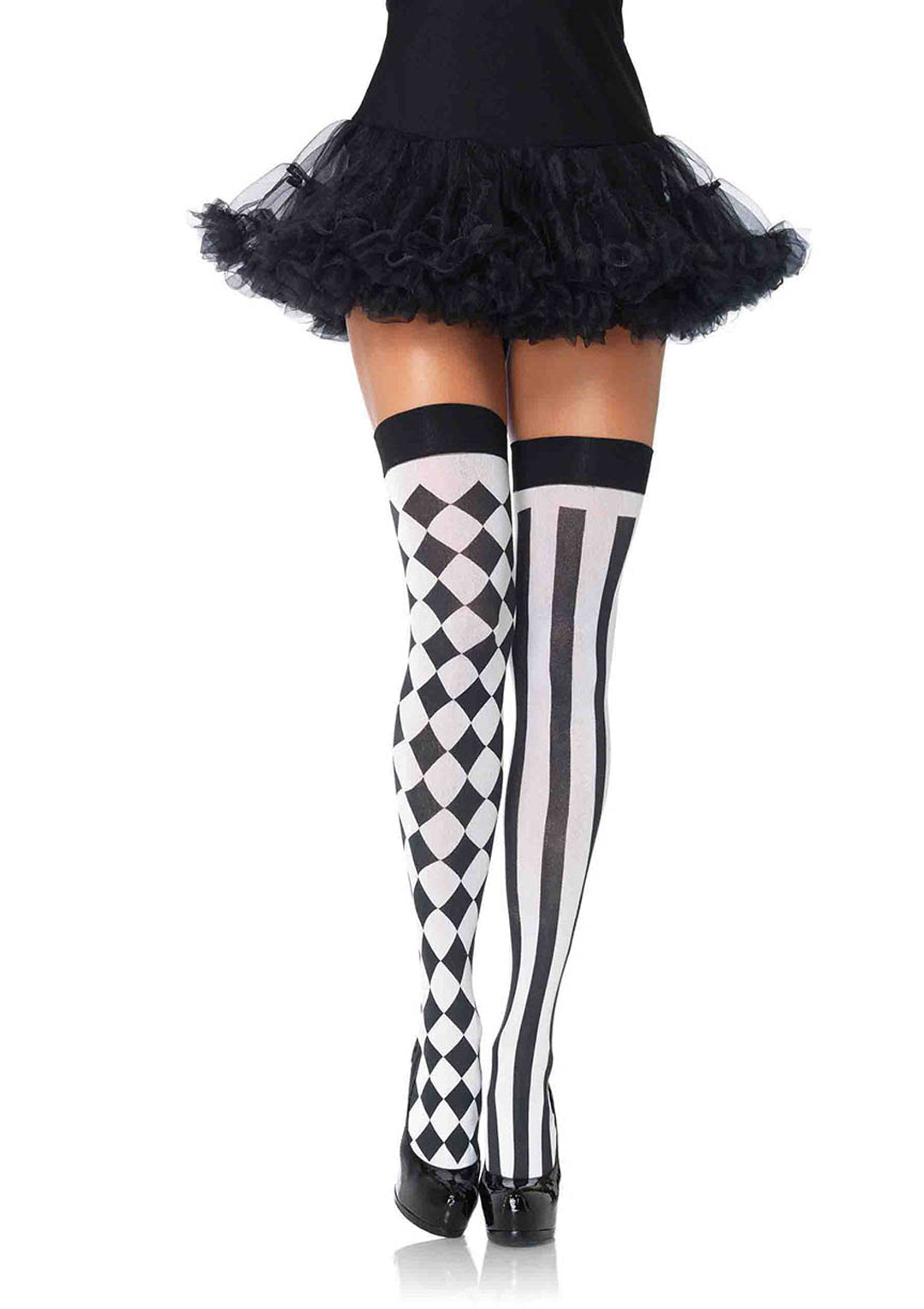 Leg Avenue Harlequin Thigh Hi Stockings 6120