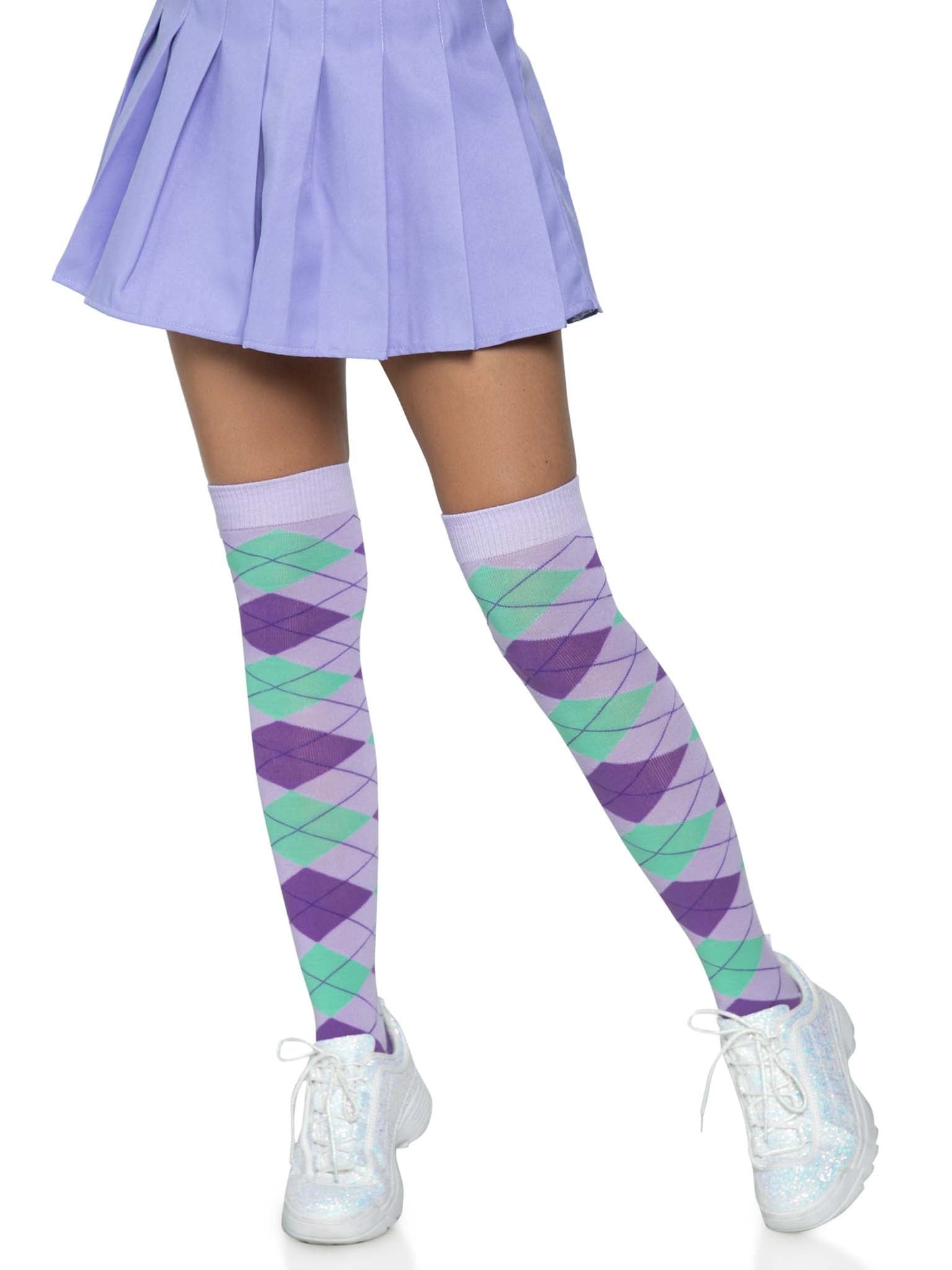 Leg Avenue Argyle Knit Over The Knee Sock 6627