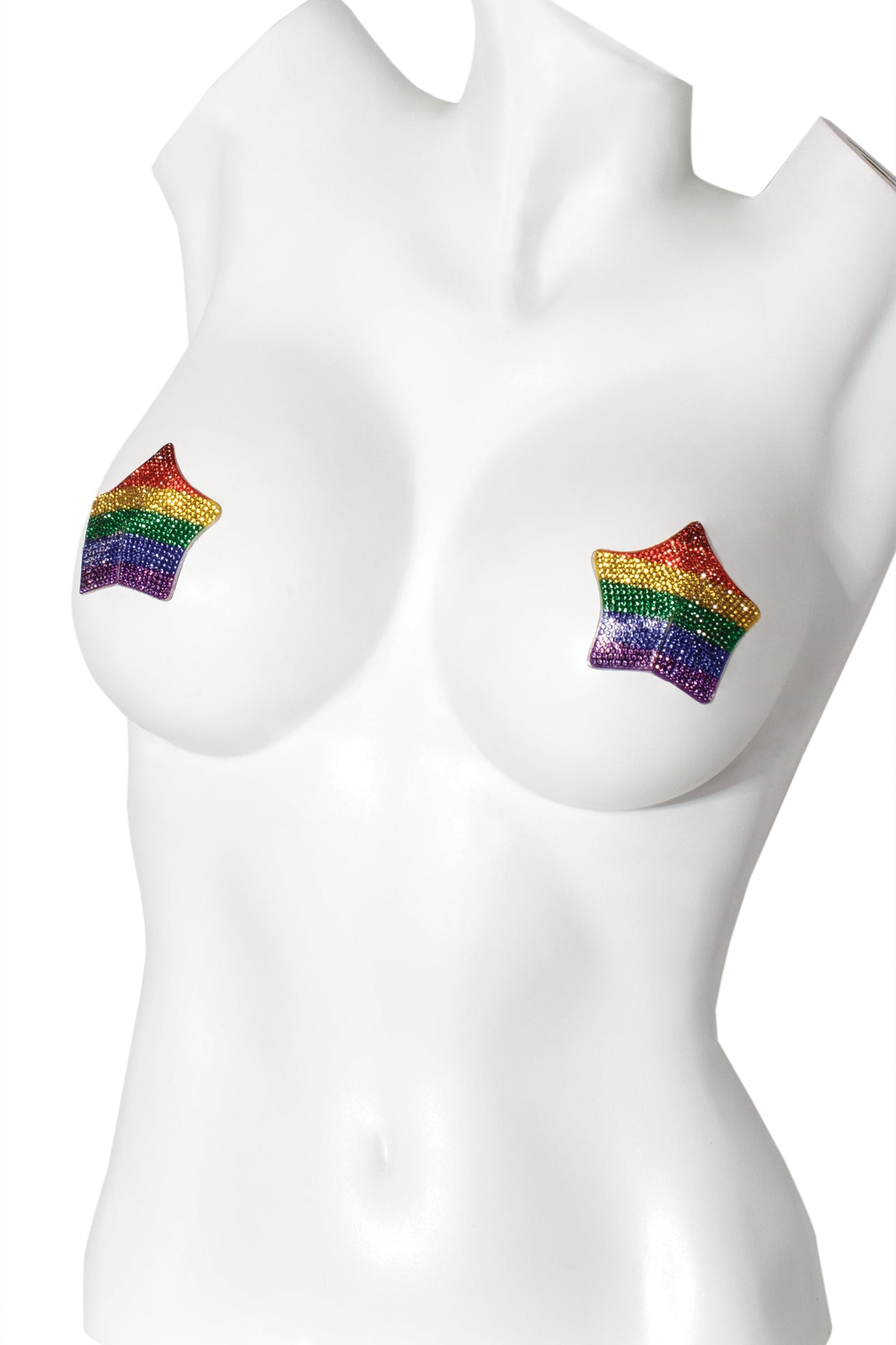 Coquette 7265 Rhinestone Star Rainbow Pasty