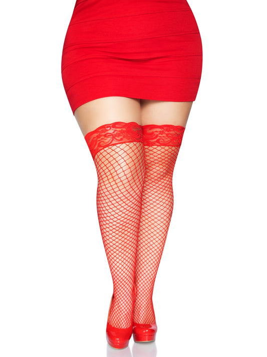 Leg Avenue 9201X Spandex Net Thigh High Stockings