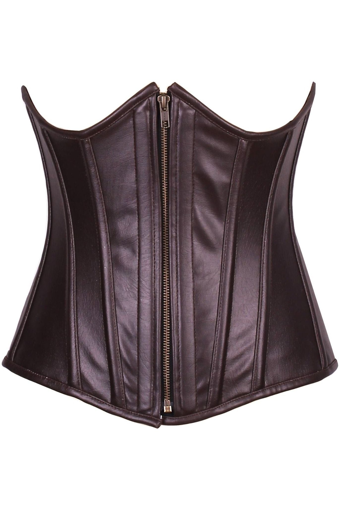 Daisy TD-178 Faux Leather Underbust Corset