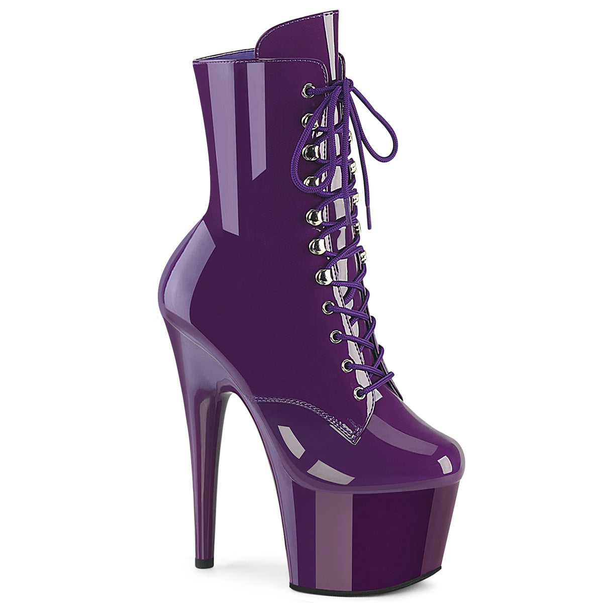 Pleaser Adore-1020 Lace-Up Platform Ankle Boot