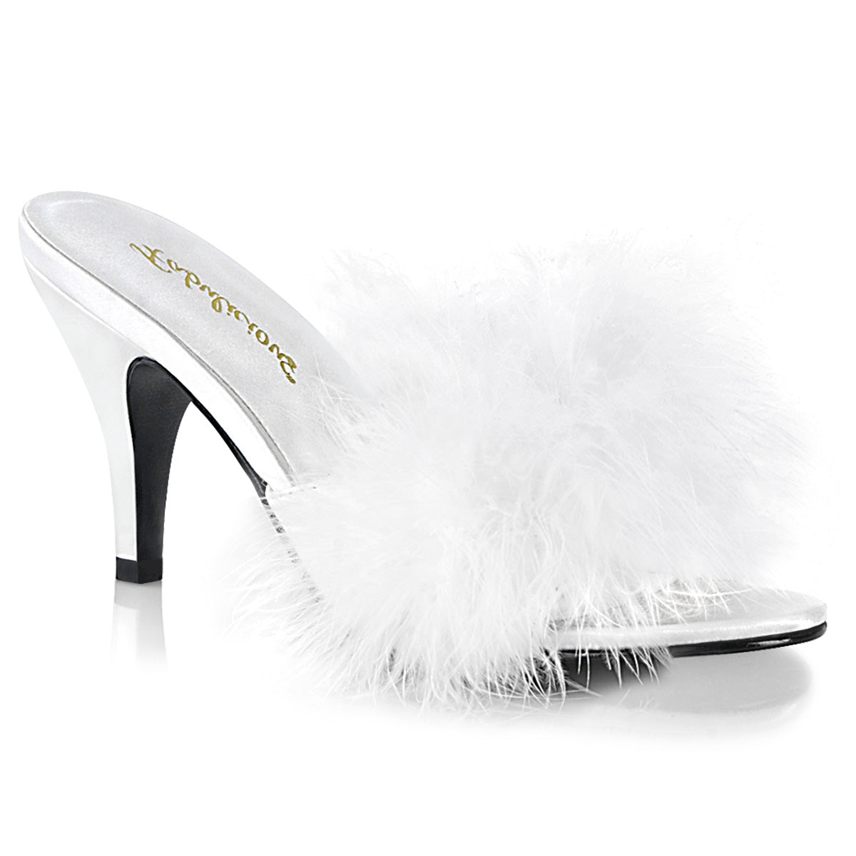 Pleaser Amour-03 Classic Marabou Slipper