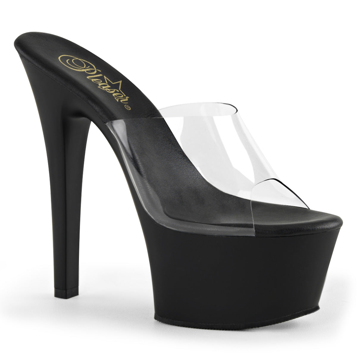 Pleaser Aspire-601 Vegan Friendly Platform Slide