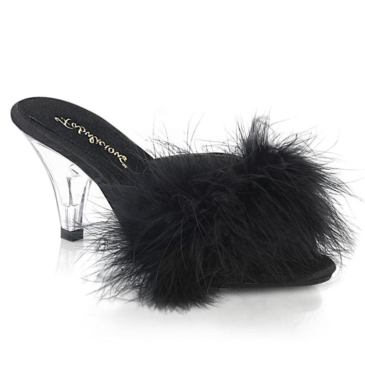 Pleaser Belle-301F Marabou Slipper
