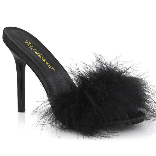 Pleaser Classique-01F Marabou Slipper