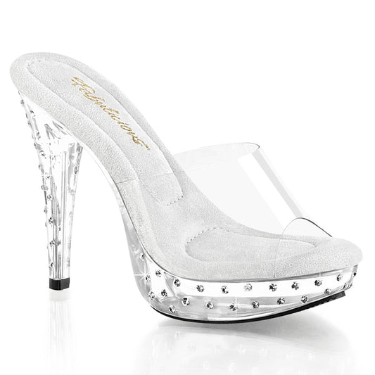 Pleaser Cocktail-501SDT Rhinestone Studded Slide