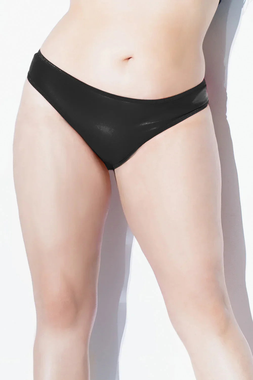 Coquette D9354X Plus Matte Wet Look Thong