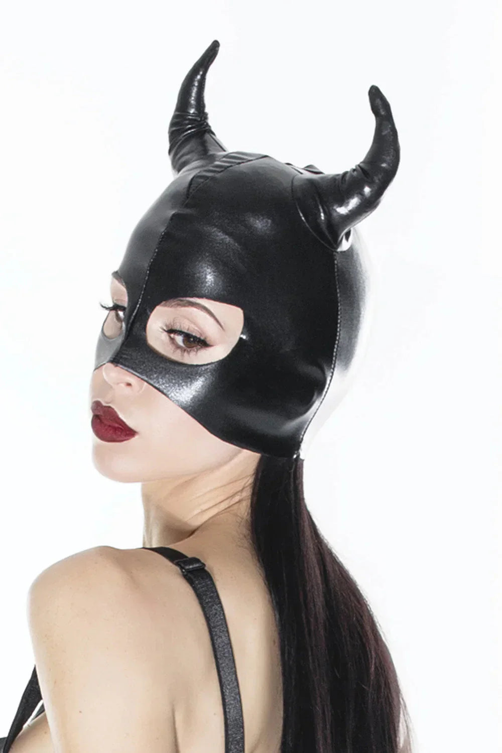 Coqueete D9387 Wetlook Devil Mask