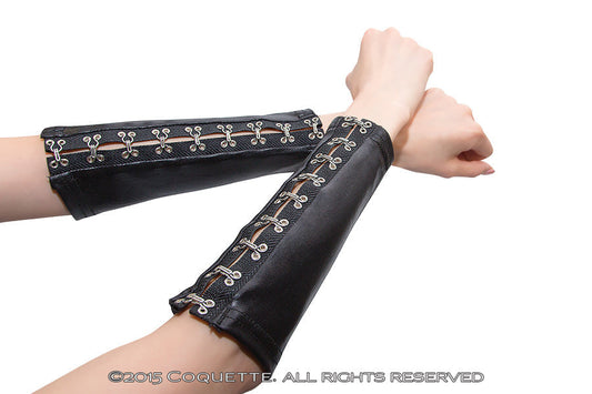 Coquette D955 Wet Look 3/4 Sleeves