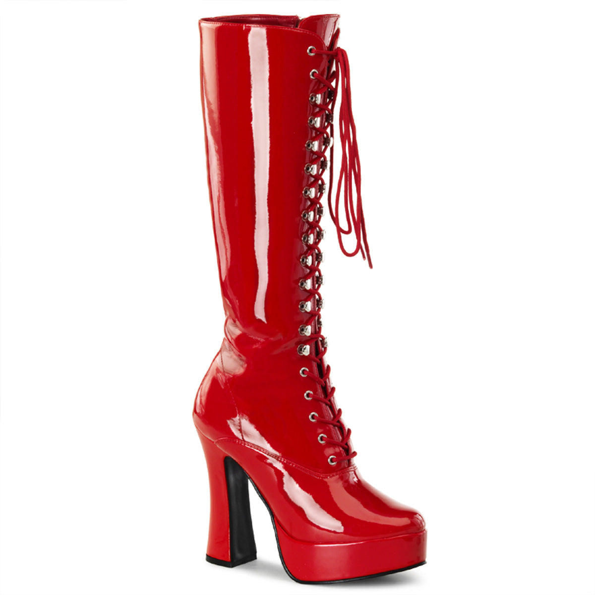 Pleaser Electra-2020 Platform Knee High Boot