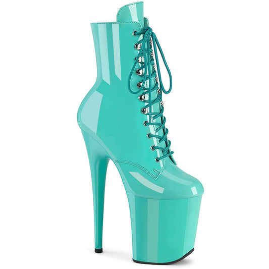 Pleaser Flamingo-1020-1 Lace-Up Front Ankle Boot
