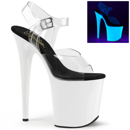 Pleaser Flamingo-808UV Ankle Strap Shoe