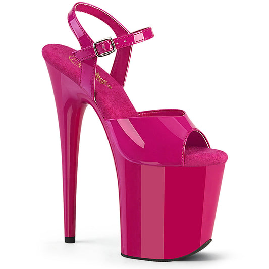 Pleaser Exotic Stripper Shoes Flamingo-809 Platform Ankle Strap Sandal