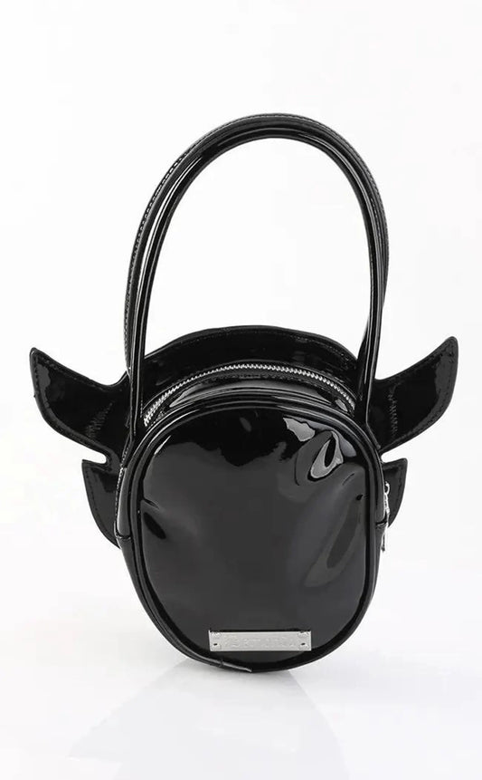 Demonia HB-112 Patent Devil Head Shaped Handbag