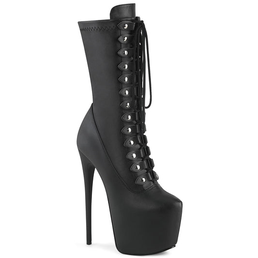 Pleaser Jubilant-1048 Concealed Platform Mid Calf Boot