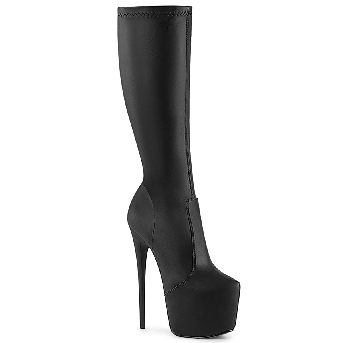 Pleaser Jubilant-2000 Stiletto Heel Knee High Boot