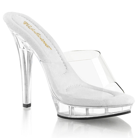 Pleaser Lip-101 Stiletto Heel Platform Slide