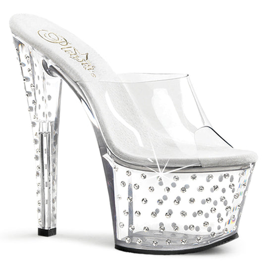 Pleaser Stardust-701 R/S Studded Platform Shoe
