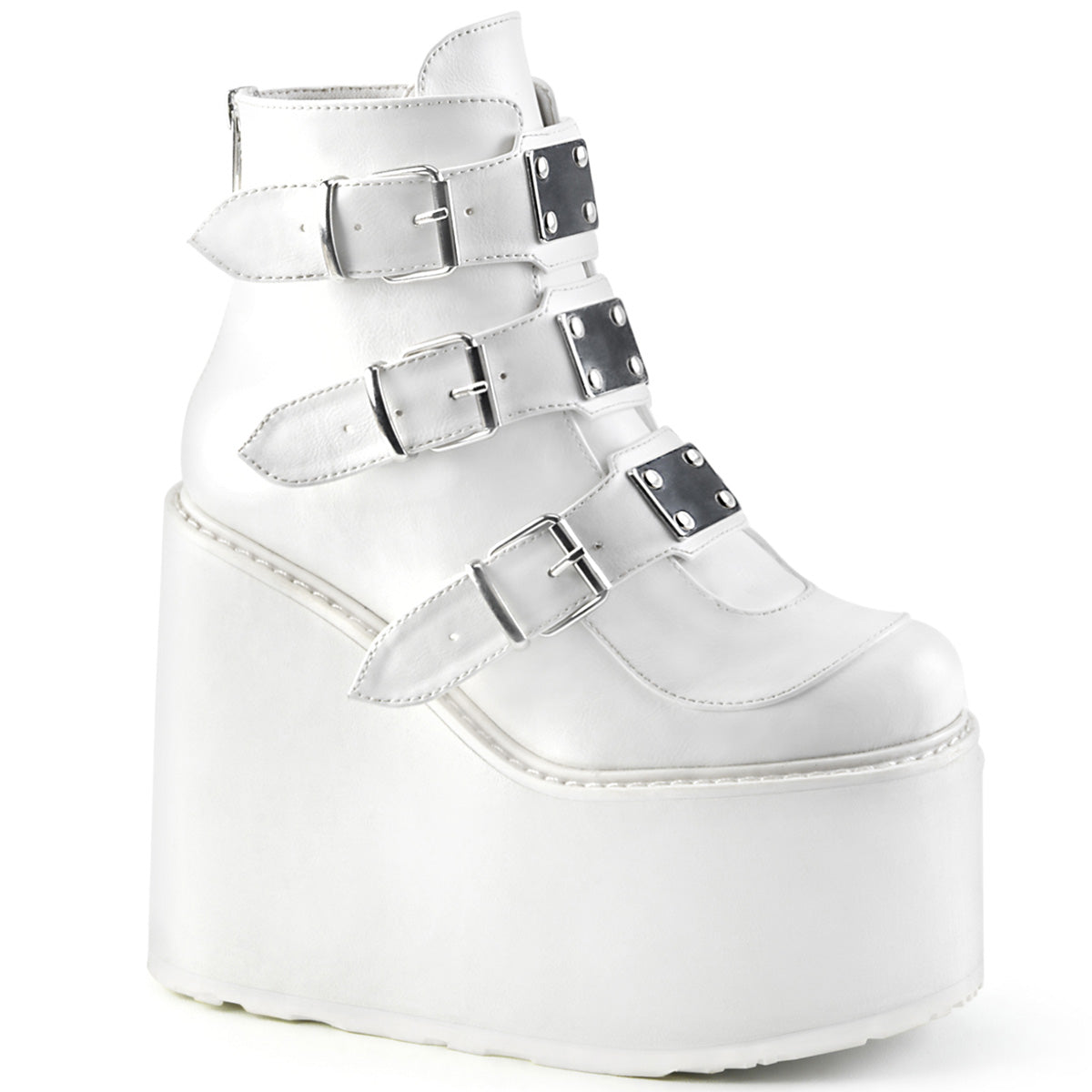 Demonia Swing-105 Wedge Platform Ankle Boot