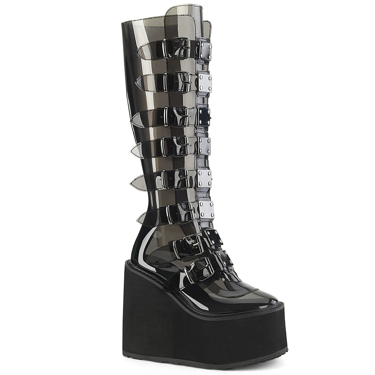 Demonia Swing-815C Platform Knee Boot