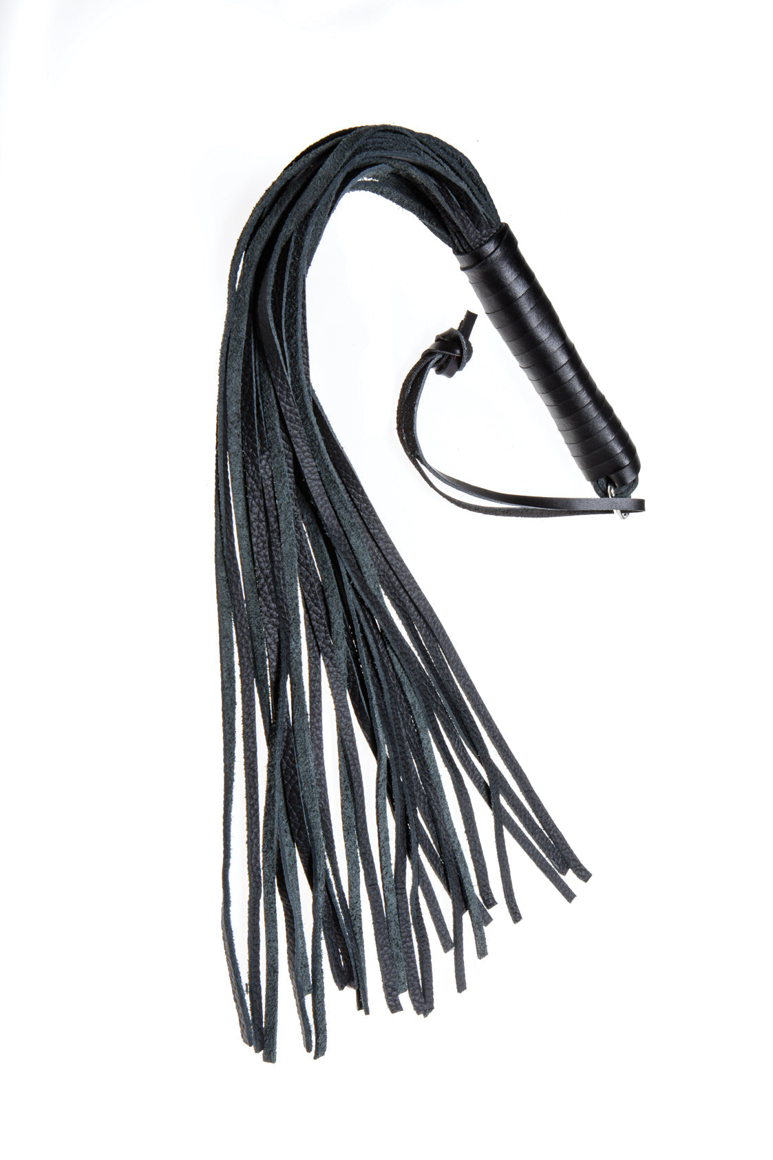 Fetish Leather Whip with handle