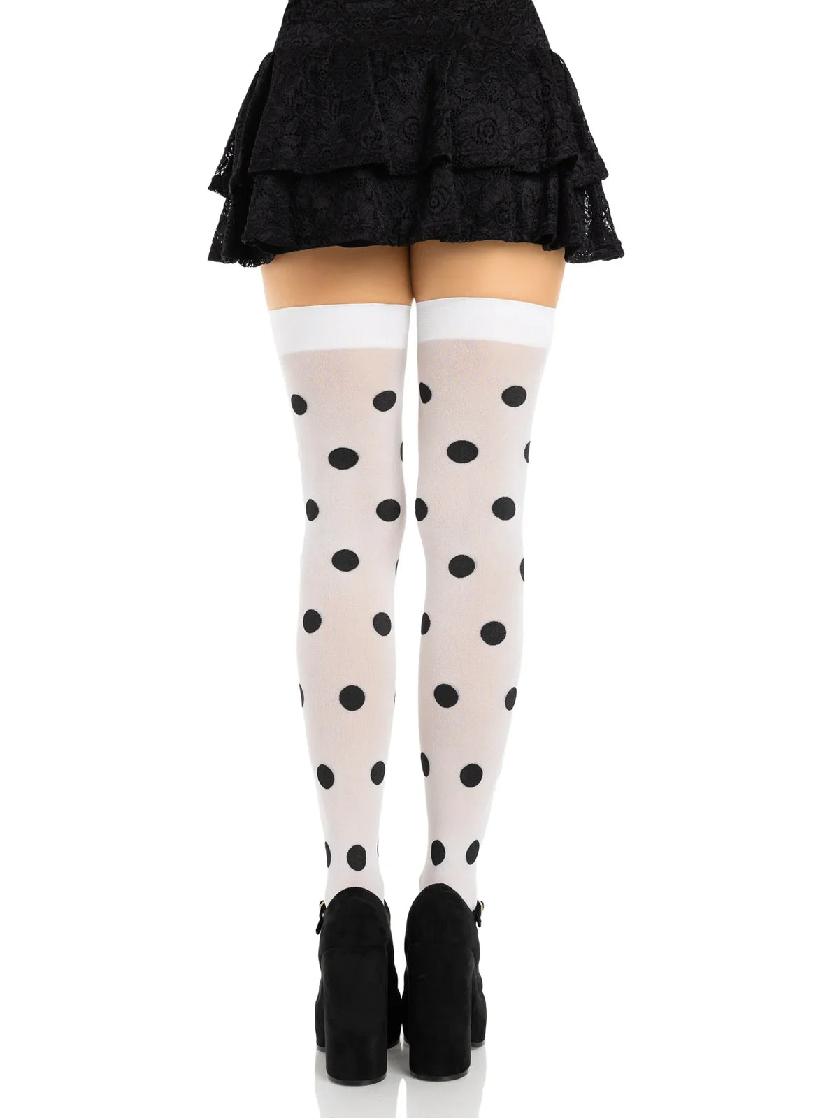 Dotty Thigh High Stockings