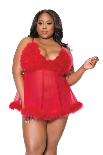 Winter Wonderland Babydoll & G-String