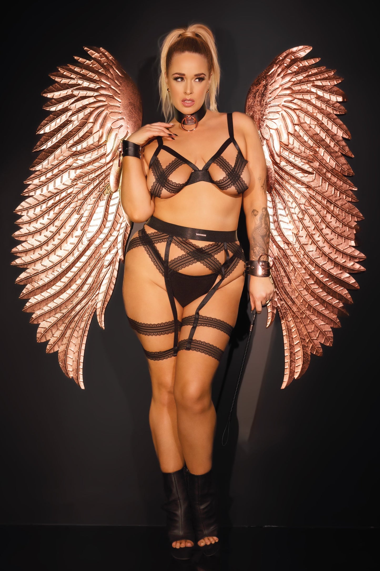 Coquette 23508 Bralette & Garter Belt