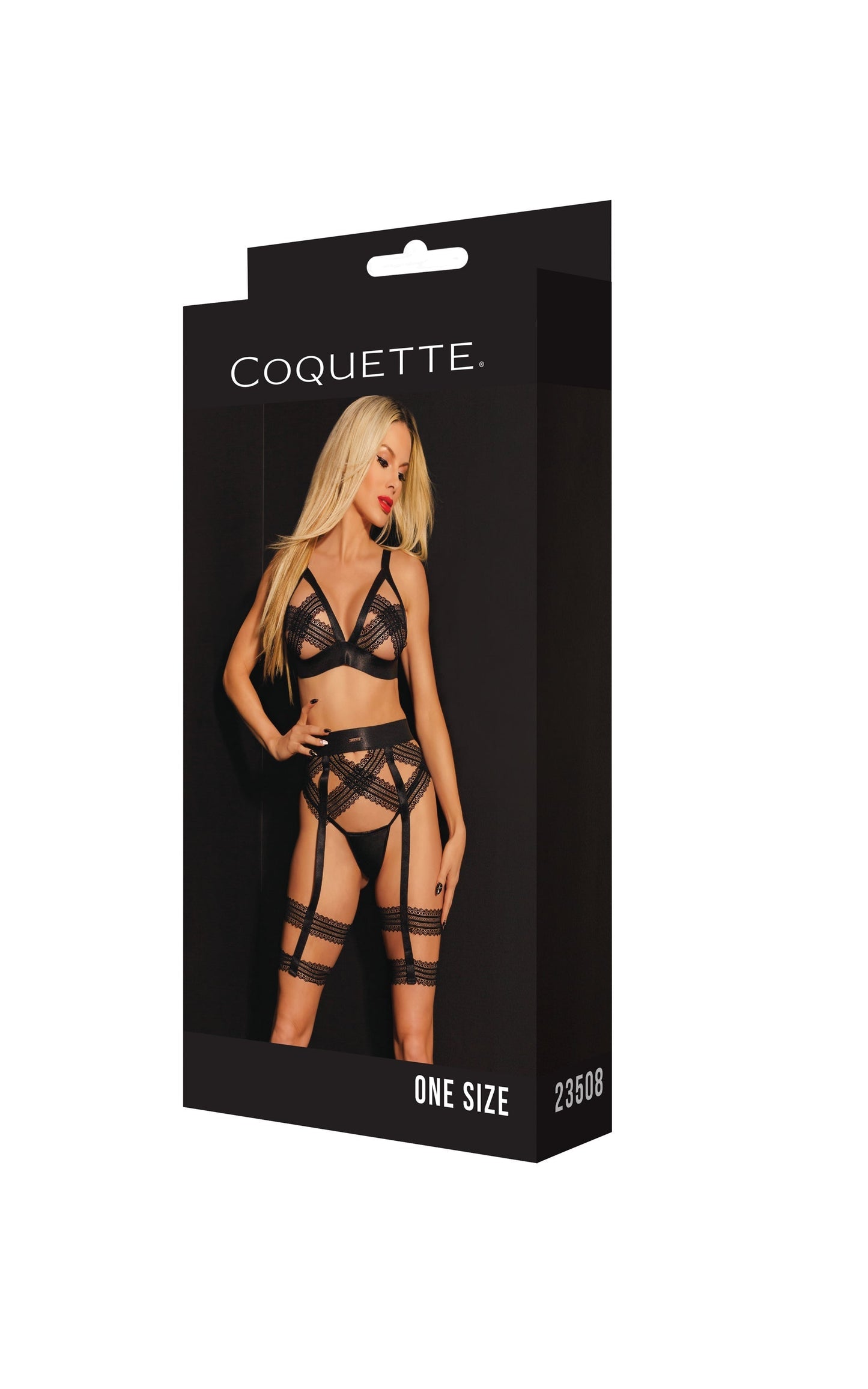 Coquette 23508 Bralette & Garter Belt