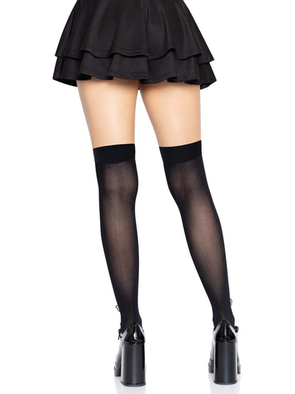 Butterfly Cut Out Thigh High Stockings