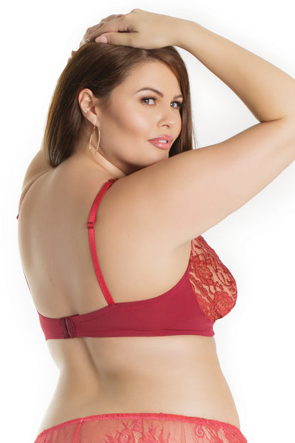 Coquette 7206X Plus Stretch Lace Bralette