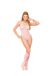 Elegant Moments Lace Teddy And Matching Knee His EM81259