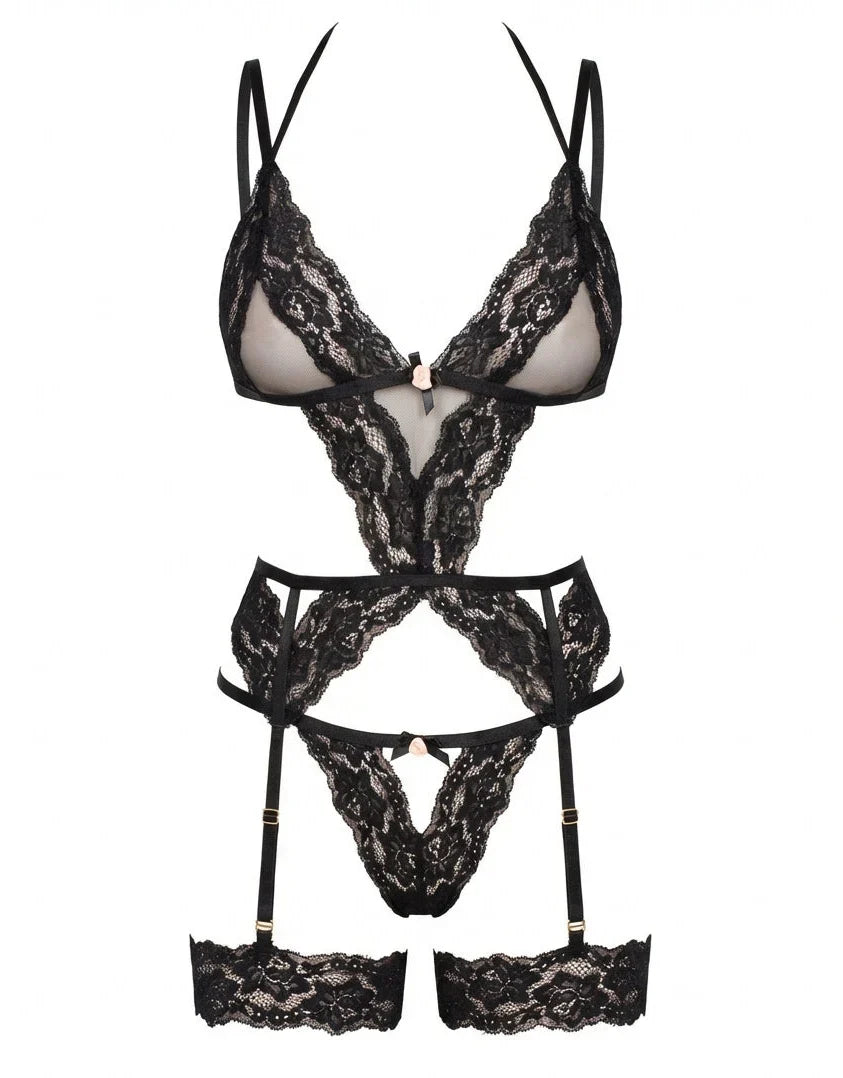 French Kiss Cami Garter Set