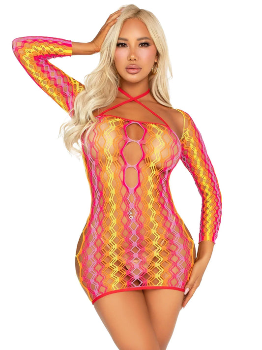 Eyes On Me Dress and Shrug Set