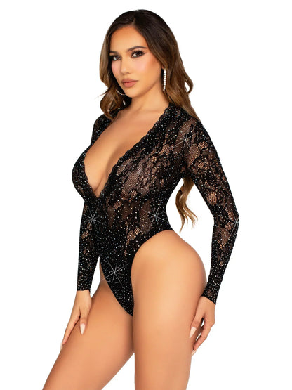 Leg Ave VIP Status Lace Bodysuit