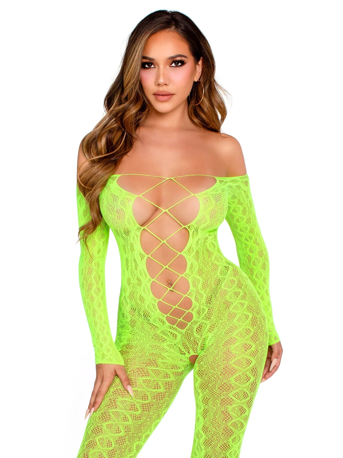 Leg Ave Flawless Vibes Python Bodystocking