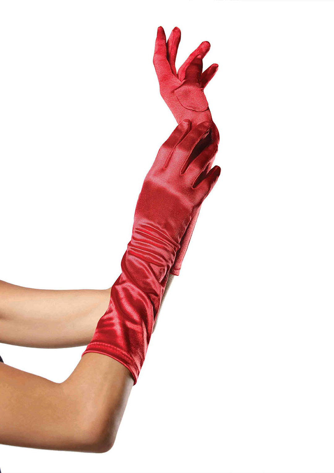 Leg Avenue  Elbow Length Satin Glove  8B
