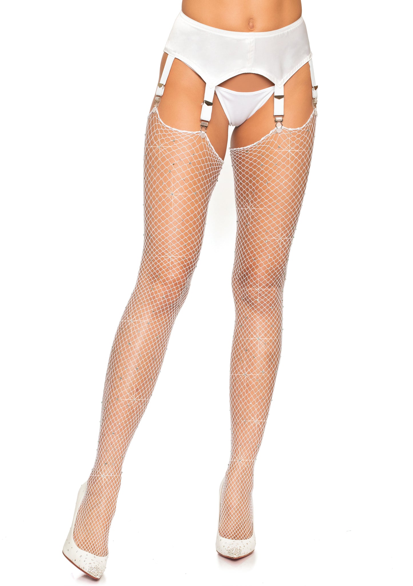Leg Avenue  Rhinestone Fishnet Stockings  9124