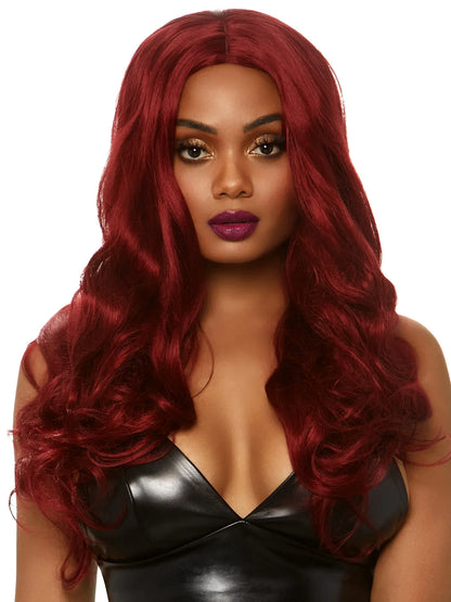27" Long Wavy Roleplay Center Part Wig