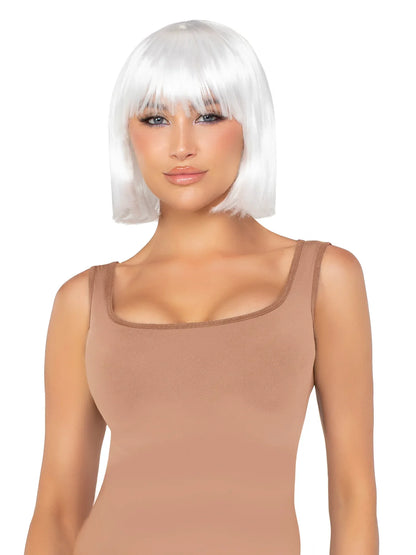 13" Pearl Short Roleplay Natural Bob Wig
