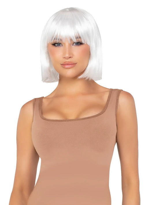 13" Pearl Short Roleplay Natural Bob Wig