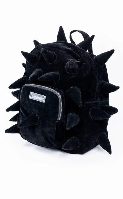 Demonia HB-113 Velvet Soft Cone Spiked Mini Backpack