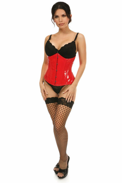 Daisy Red Patent Underbust Corset LV-1218