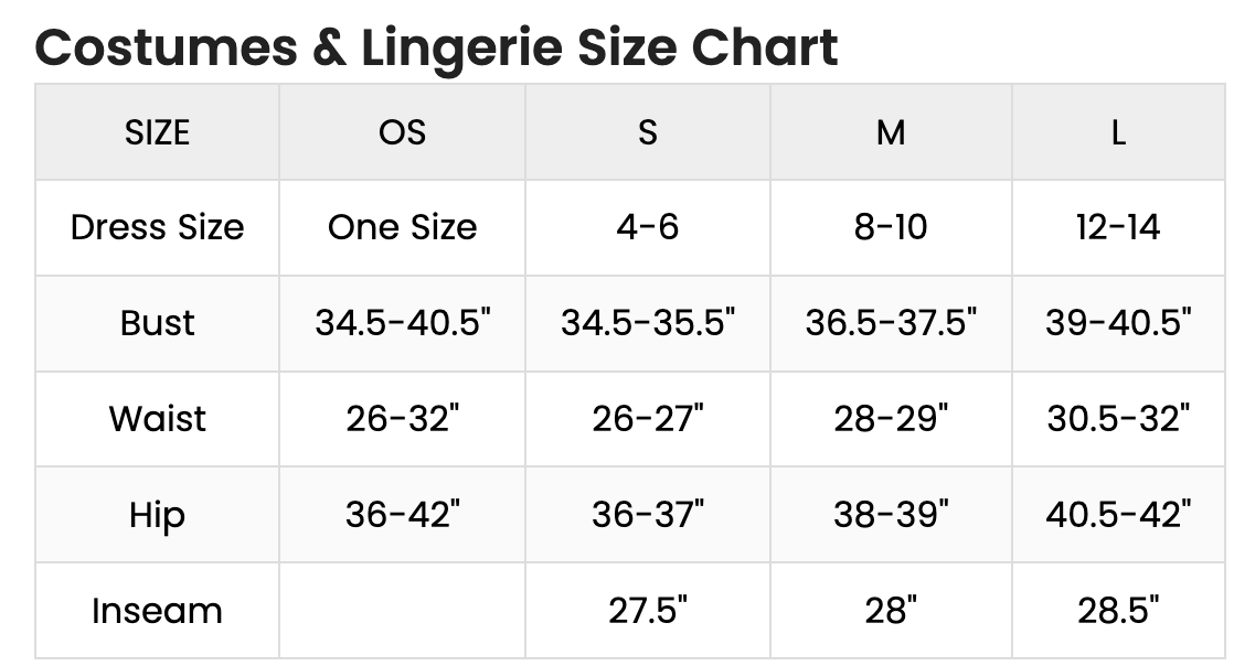 Limits Harness Role Play Costume